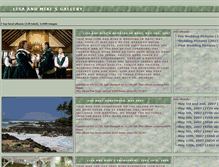 Tablet Screenshot of gallery.lisaandmike.org
